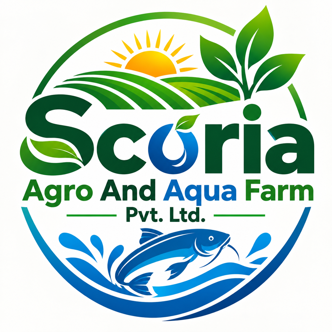 Scoria Agro and Aqua Farm logo